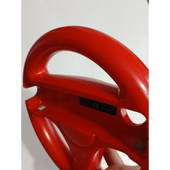 Nintendo Wii + Wii U Mario Kart 8 Mario Red Steering Wheel Hori - Picture 8 of 10